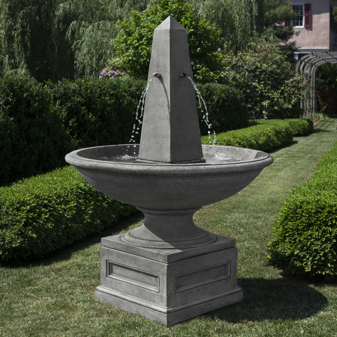 Condotti Hand Crafted Weather Resistant Floor Fountain Campania International 