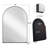 Arched Recessed Medicine Cabinet Mirror-114309790