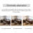 Nut-brown L-Shaped Solid Wood desks-107466480-107466483