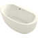 Sunstruck® 60 In. x 34 In. Oval Freestanding Bath with Bask® Heated Surface and Fluted Shroud