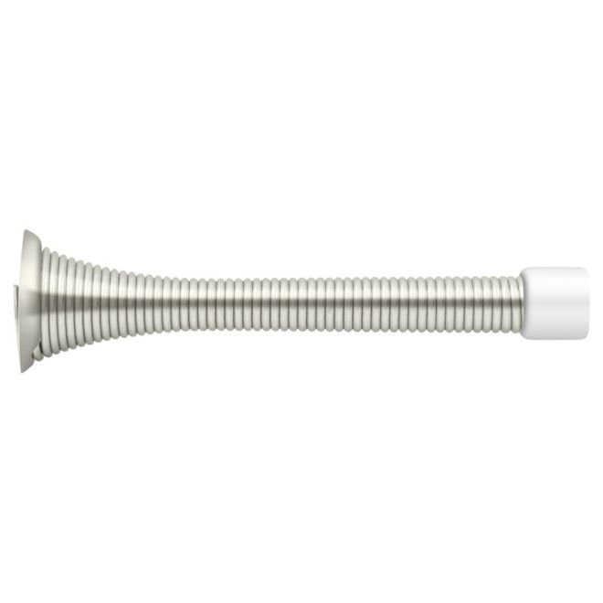 Deltana SDS375U14 3-3/4" Baseboard Door Bumper, HD, Steel in Polished Nickel, Polished Nickel