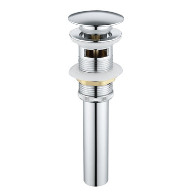 Drain escamotable de lavabo de salle de bain avec trop-plein