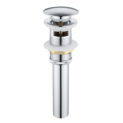 Pop-up Bathroom Sink Drain with Overflow