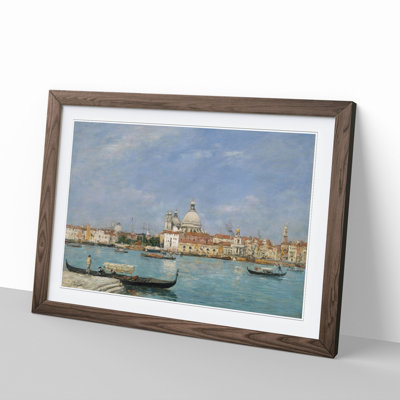Venice Santa Maria Della Salute by Eugene Boudin - Picture Frame Painting