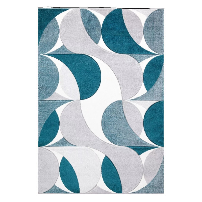 Modern Luxury Geometric Design Rugs Soft Large Area Rugs Floor Mat Colorful Living Room Bedroom Carpet, Runner 60 x 220cm