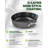 Granitestone Armor Max 5.5 Quart Heavy Duty Hard Anodized Nonstick Jumbo Cooker with Lid