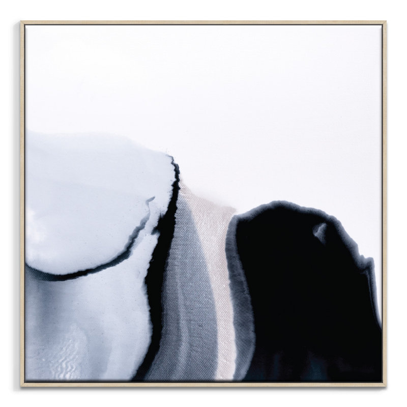 Scapes 9 by Chalie MacRae - Painting on Canvas, 41cm H x 41cm W, Timber Floater Framed
