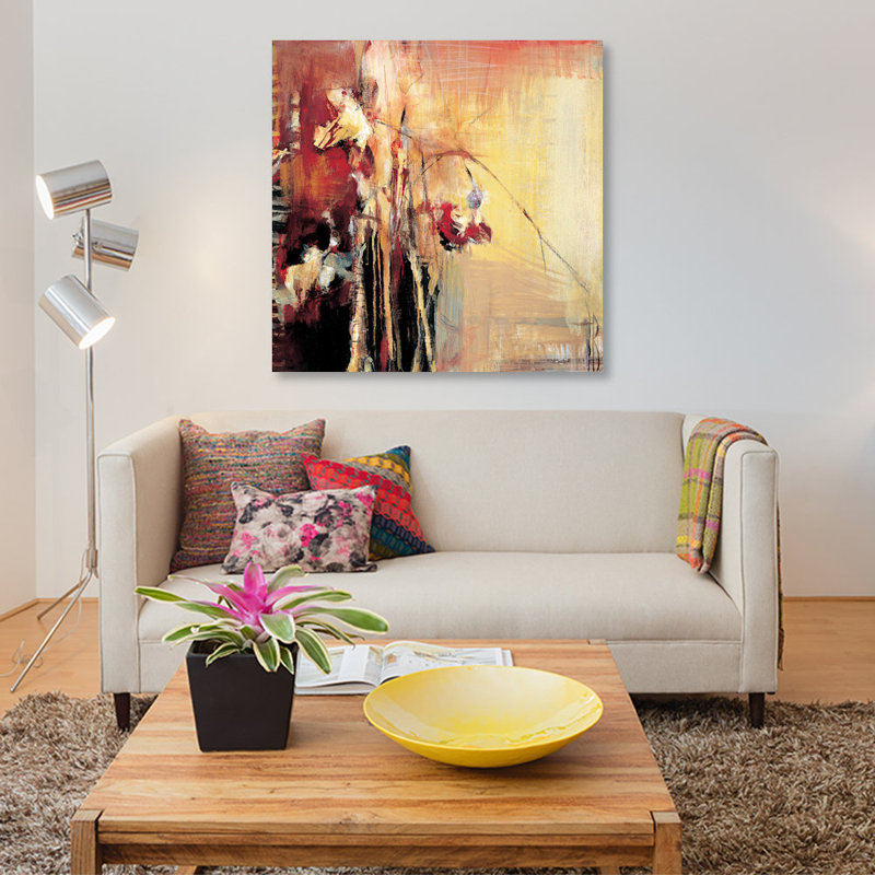 «Intangible II», reproduction sur toile, H 12 po x l 12 po x P 0,75 po, Pas de tapis, Toile tendue