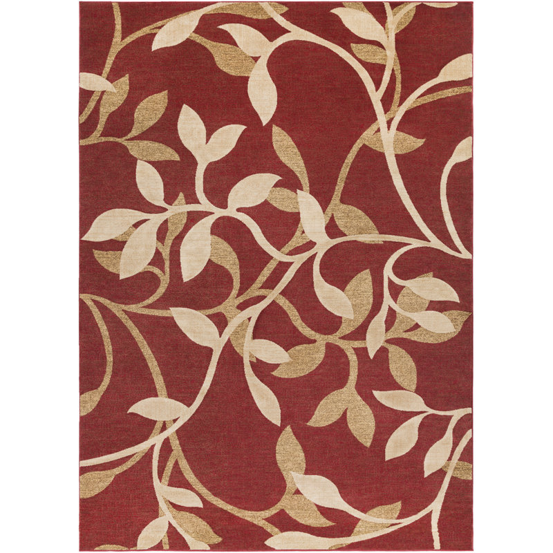 Tapis floral Edengrace Feagin, Rectangle 9 pi x 13 pi