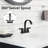 Cascade Elegance 4" Centerset Waterfall Bathroom Faucet With Pop-Up Drain-113992073