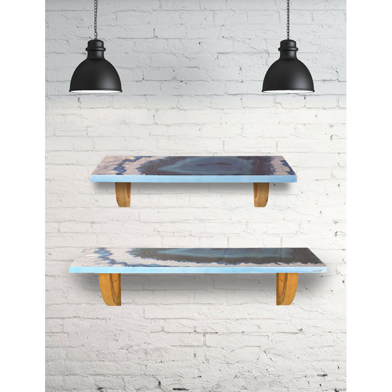 Hagan Pine Solid Wood Bracket Shelf