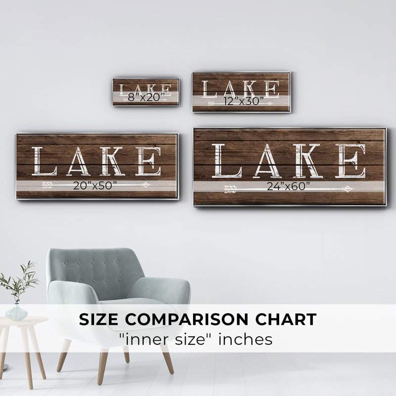 To the Lake - Toile encadrée