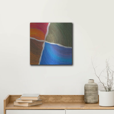  'Out Of The Box 2' by Alicia Ludwig Metal Wall Art