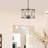 Congdon 3 - Light Bronze Drum Pendant