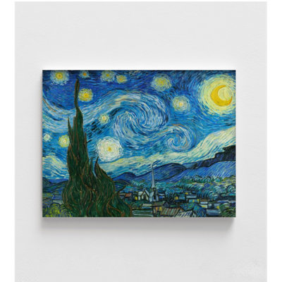«The Starry Night» par Vincent Van Gogh, reproduction de peinture à l'huile, reproduction encadrée de nuit étoilée, impression de Vincent Van Gogh