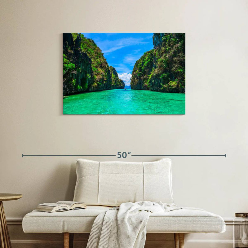 Gillard El Nido, paysage marin tropical, H 24 po x l 36 po