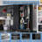 61" Tall Garage with Hanging Rod, Metal Storage Cabinet with Locking Doors, Broom Closet, Freestanding Bathroom Storage Cabinet, Cleaning Tool,Black