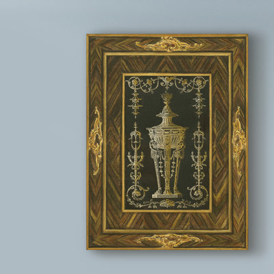 'Inlay Study II' Acrylic Painting Print on Wrapped Canvas
