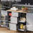 Kitchen Cart With Functional Design, Blue, Optimize Your Space Extra Shelves, Increase Storage Capacity-1350513445-1350513444