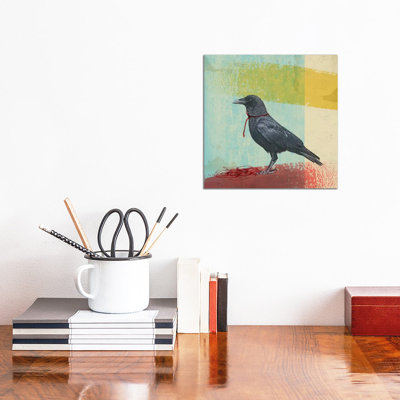 Crow Freedom 1 Piece Wrapped Canvas Painting