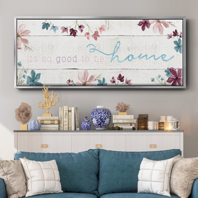 Good To Be Home- Framed Canvas