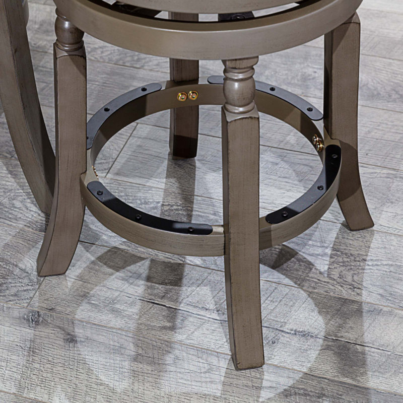 Tabouret de comptoir 24 po_oui_17 x 17, Gris, Gris anthracite, Tabouret de comptoir (siège d'une hauteur de 24 p