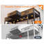 Petit bureau d'ordinateur-545168657