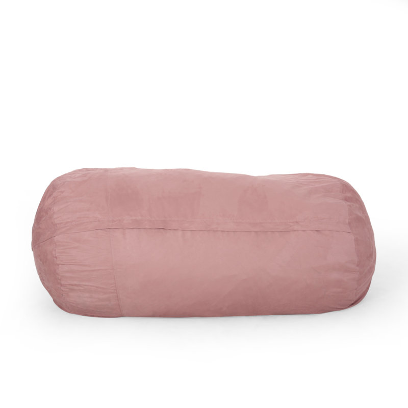 Haricot cylindrique en microfibre 8 pieds Aruba, Rose