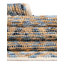 Tapis bleu marine / brun en jute / coton tissé à plat à la main Johnnesha-120895699