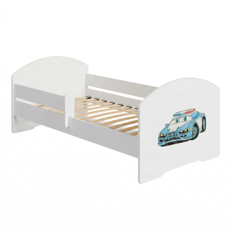 LUK children's bed with railing Police, European Toddler (80 x 160cm)