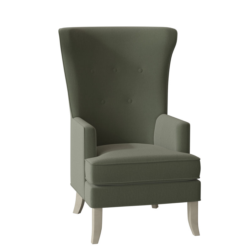 Austin Wingback Chair, Montego Bay, 9953 Willow 100% Polyester