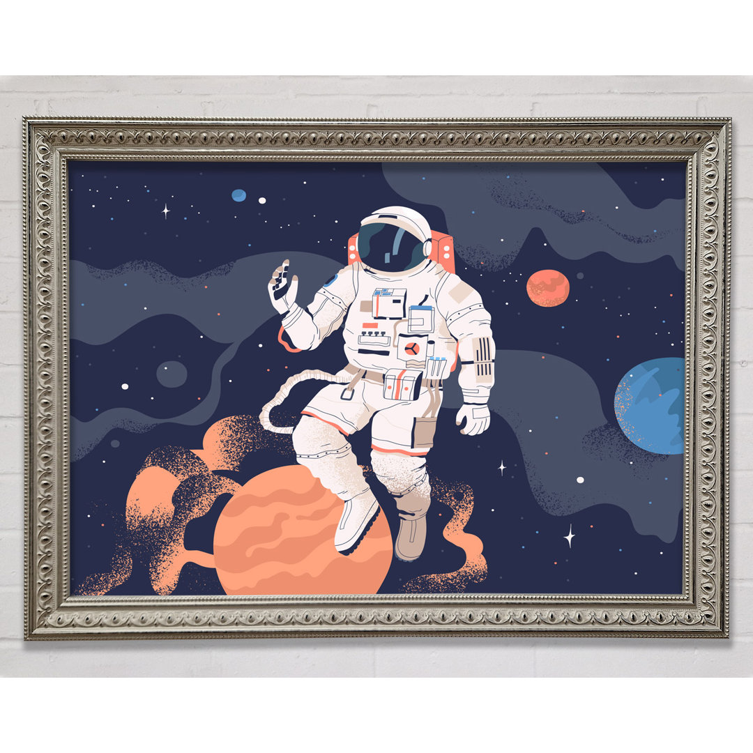 Space Man Of The Universe - Einzelne Bilderrahmen Kunstdrucke