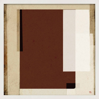 City Scape Brown Print by Marco Marella