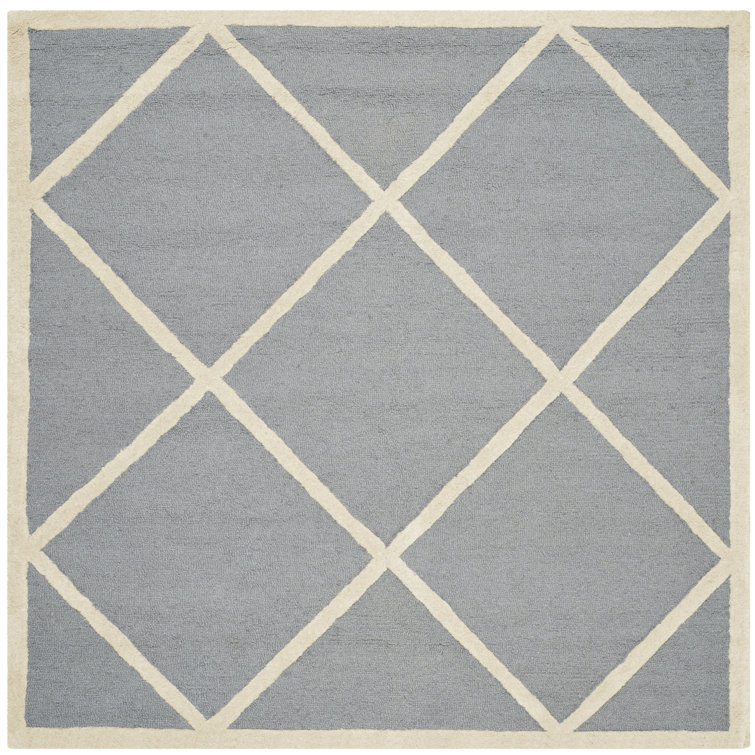 Deedgra Hand Tufted Wool Geometric Rug