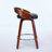 Swivel Bar Height Stools Set of 2 with Low Back-2008404933