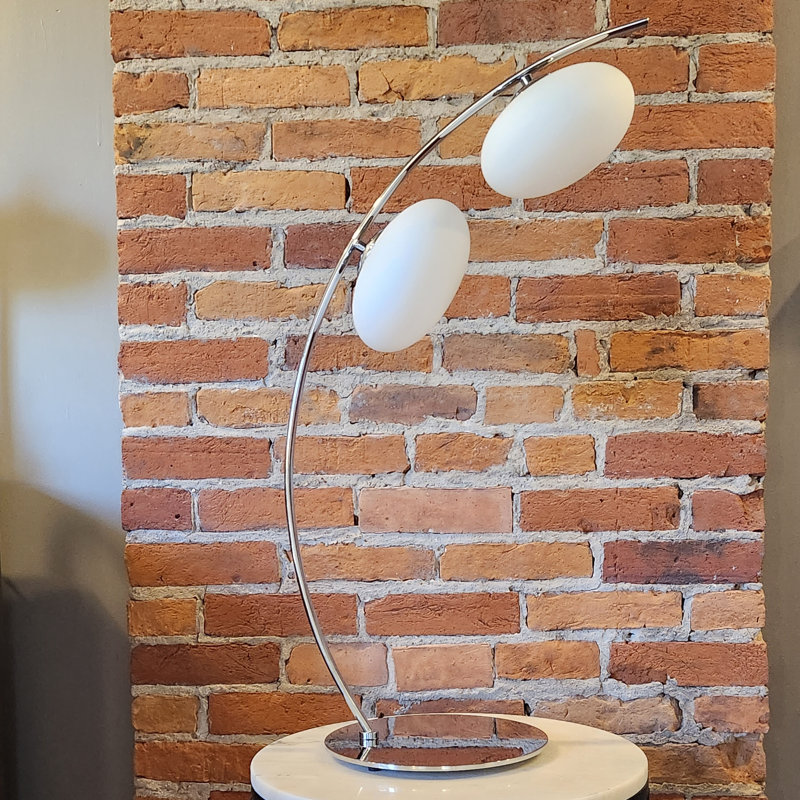 Anatolij Metal Desk Lamp, Chrome