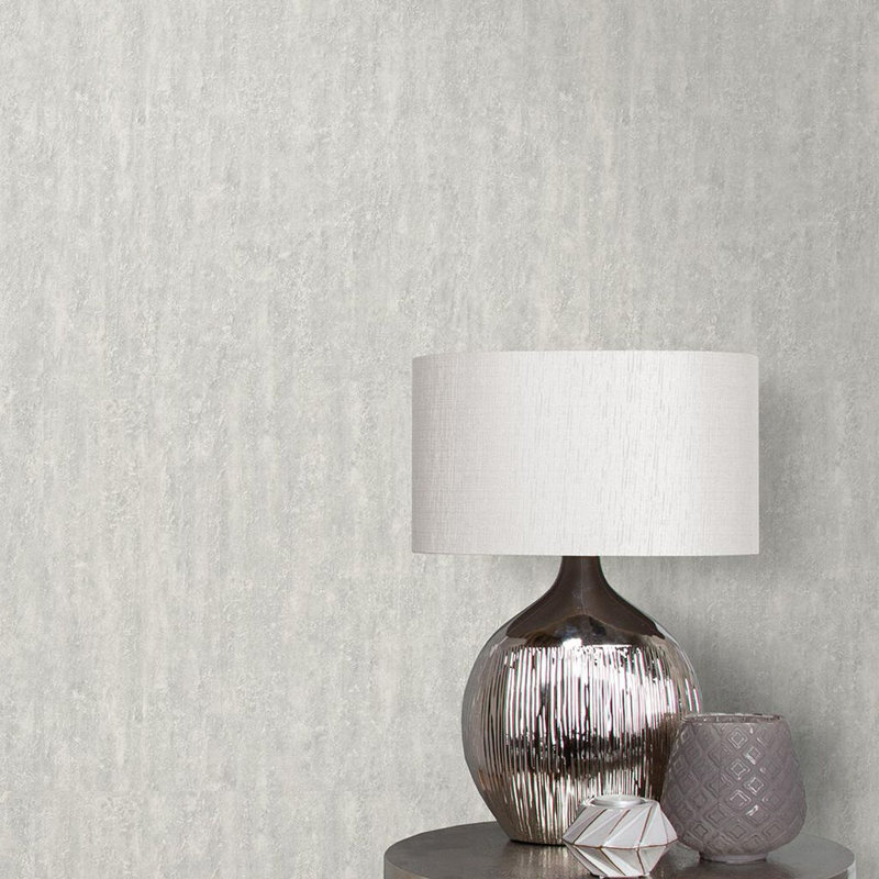 Orbit Wallpaper Double Roll, White/Gray