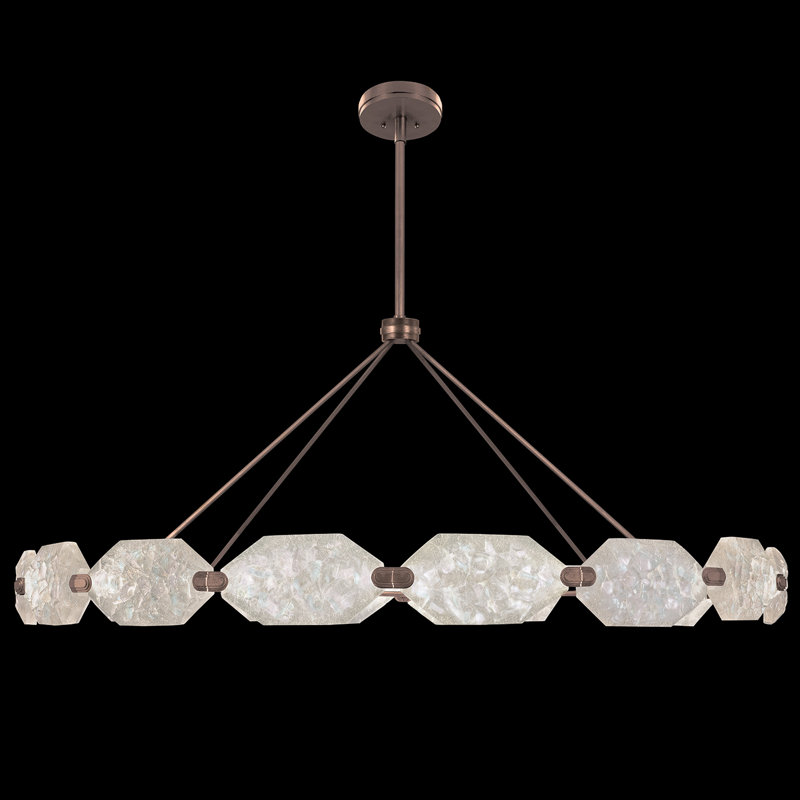Lustre rond Allison Paladino, Bronze patiné