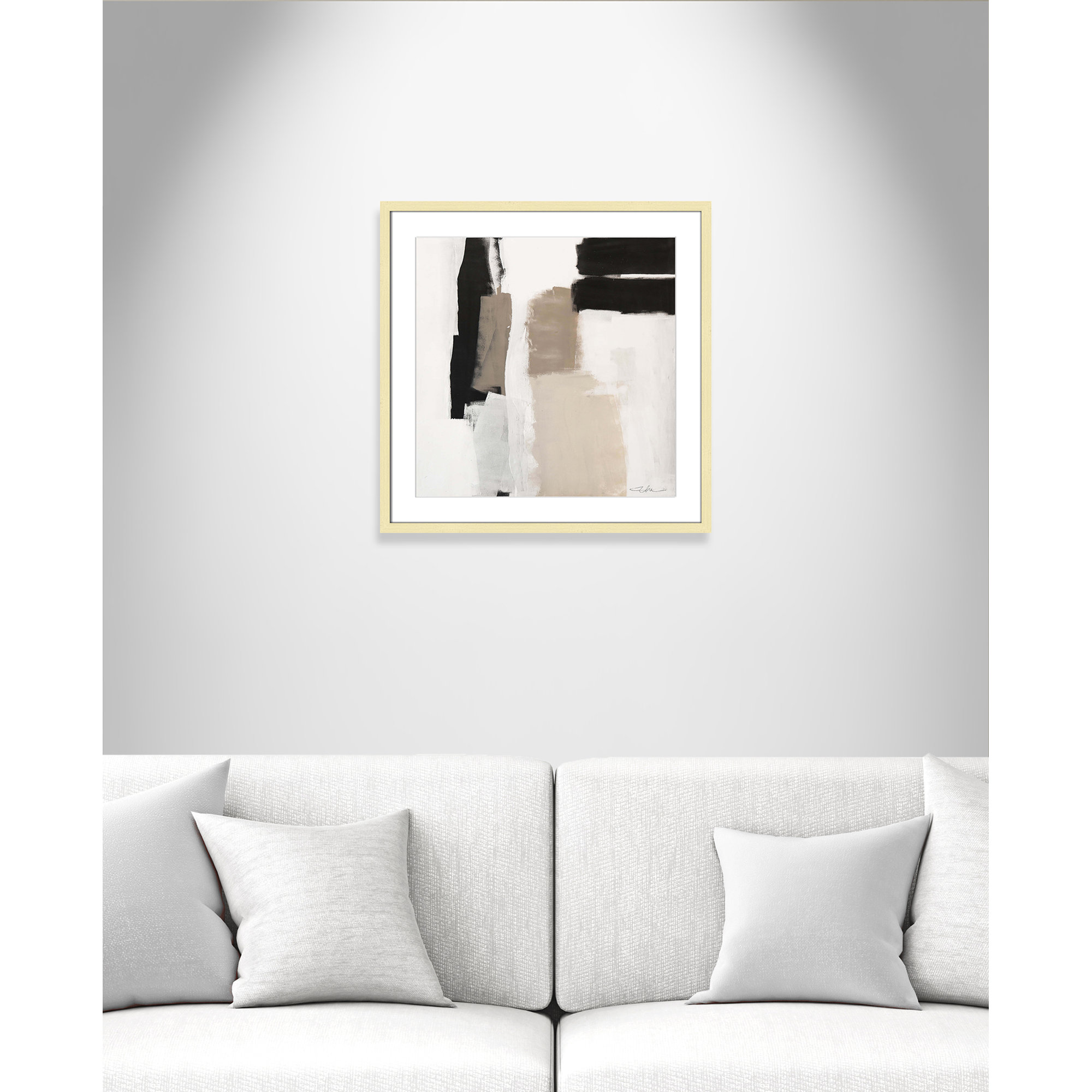 Earth Scapes II-A Print by Casa Fine Arts, Gold Box Framed, 23.5" H x 23.5" W x 0.75" D