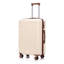 20 po / 24 po / 28 po 3 pièces / ensemble en valise à roulettes ABS, couleur assortie, avec serrure à combinaison (beige)