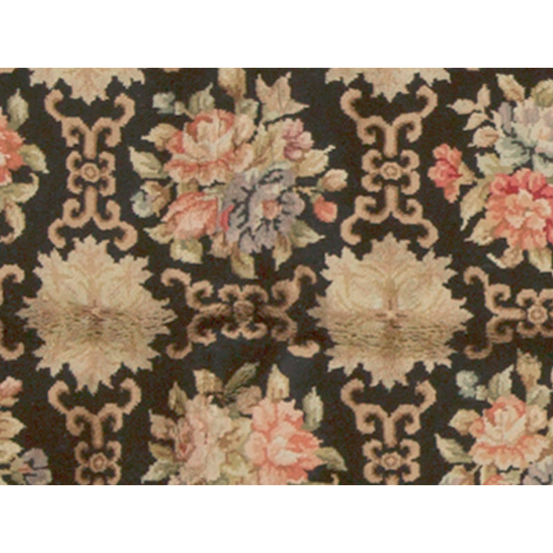 Hand Knotted Area Rug in Black