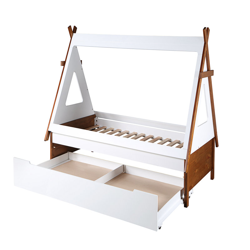 Lit plateforme avec rangement