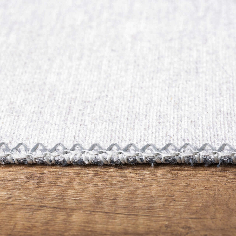 Tapis 100% polyester de qualité supérieure, 6,9 x 10,2 pi | 1850 g / m², hauteur de poils de 0,2 po | Polyester recyclé dessous | Lavable à la machine à 30 ° C | Conception douce, durable et écologique pour les espaces de vie modernes