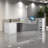 L-Shaped Casavant with Lockable Drawers and Side Cabinet – Ideal as Computer Desk for Office or Home-112253627-112253629