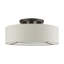 Plafonnier semi-encastré 3 lumières 17 po Zeidi-335605161