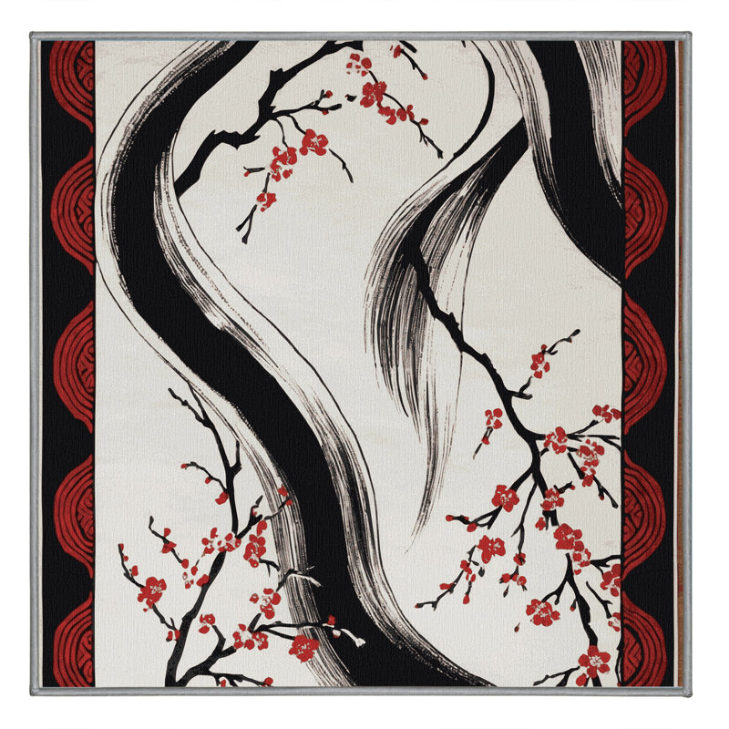 Zen Horizon Rug, Square 5'