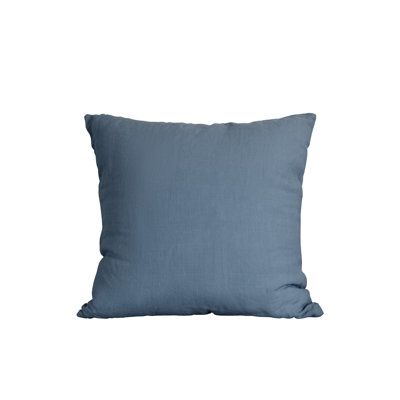 100% French Linen Knife Edge Accent Throw Pillow