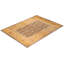 Tapis unique noué à la main Keenan - noyer, 10 pi 2 po x 13 pi 10 po
