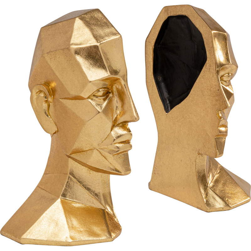 Face Bookend (Set of 2)