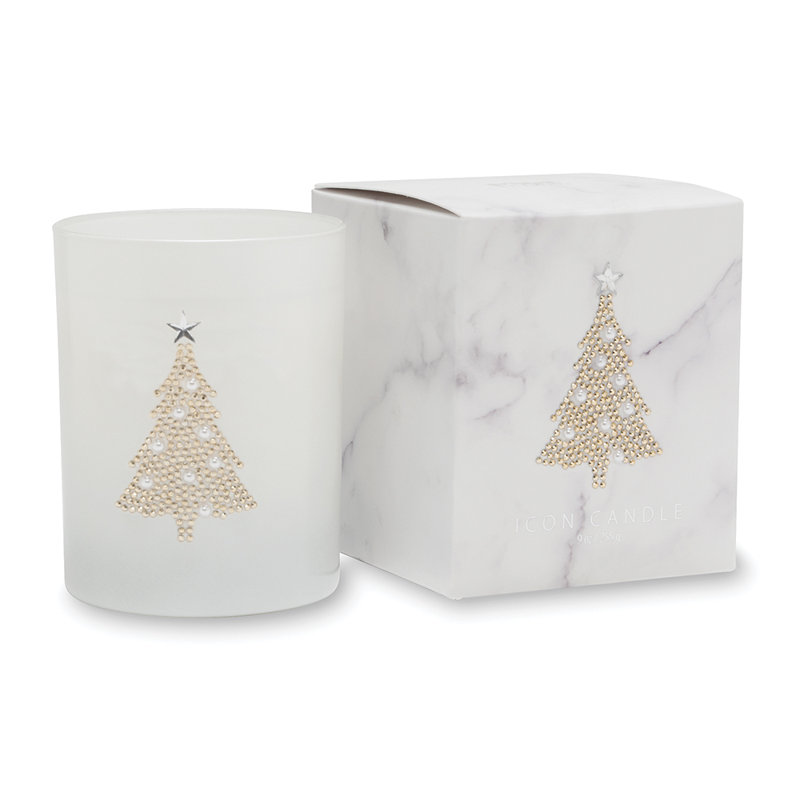 Bougie pour pot de noël en forme d’arbre de noël
